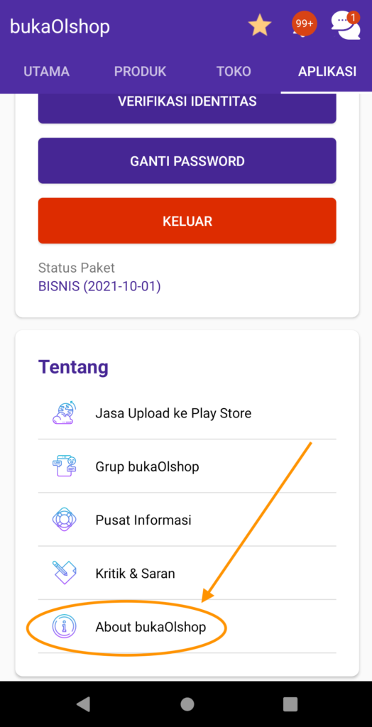bukaOlshop versi cek